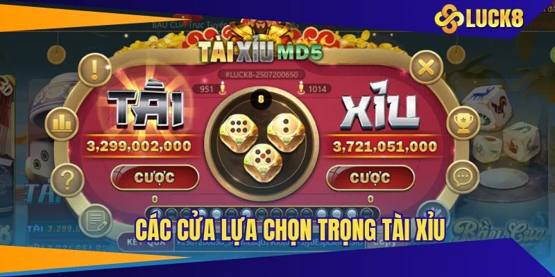 Các cửa lựa chọn đơn giản cho người chơi