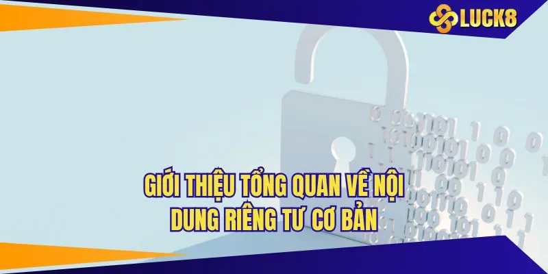 Giới thiệu tổng quan về nội dung riêng tư cơ bản