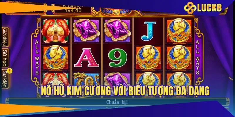 Hệ thống biểu tượng đa dạng nâng cấp tiền thưởng